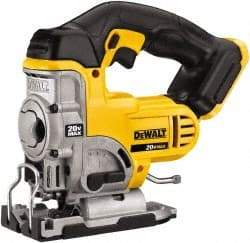 DeWALT - 20 Volt, 3,000 SPM, 1" Stroke Length, Cordless Jigsaw - Caliber Tooling