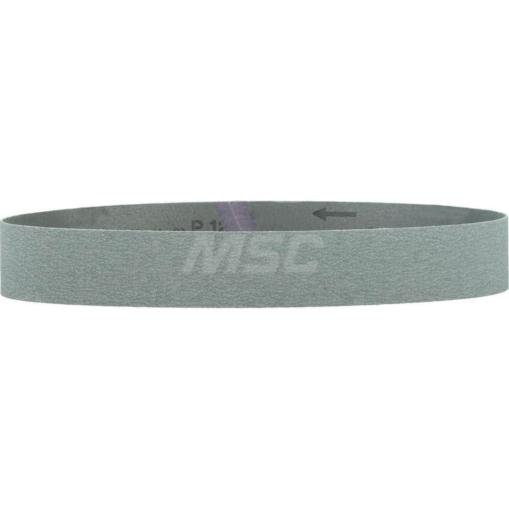 Abrasive Belt: 1-1/2″ Width, 30″ OAL, 280 Grit, Aluminum Oxide Coated, Dry