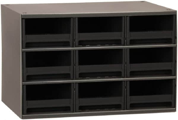 Akro-Mils - 9 Drawer, Small Parts Cabinet - 11" Deep x 17" Wide x 11" High - Caliber Tooling