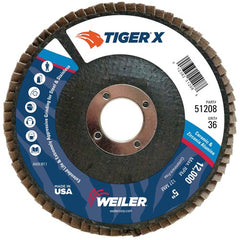 5 × 7/8 ARBOR 36X FLAP DISC - Caliber Tooling