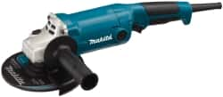 Makita - 6" Wheel Diam, 10,000 RPM, Corded Angle & Disc Grinder - 5/8-11 Spindle, 120 Volts, 10.5 Amps - Caliber Tooling