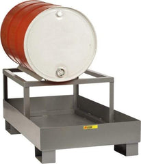 Little Giant - 33 Gal Sump, 1 Drum, Steel Drum Rack - 51" Long x 26" Wide x 22" High - Caliber Tooling