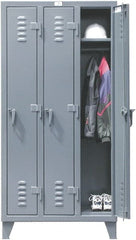 Strong Hold - 4 Door, 1 Tier, Steel Locker - Caliber Tooling