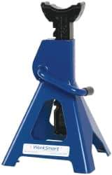 Value Collection - 3 Ton Load Capacity Ratcheting Jack Stand - 11-1/2 to 17 Inch High, 6-3/4 Inch Base Diameter x 6-3/4 Inch Long x 7-3/4 Inch Wide Chassis - Caliber Tooling