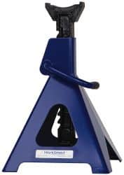 Value Collection - 6 Ton Load Capacity Ratcheting Jack Stand - 15-3/8 to 24-1/4 Inch High, 11-1/4 Inch Base Diameter x 9-1/4 Inch Long x 10-5/8 Inch Wide Chassis - Caliber Tooling