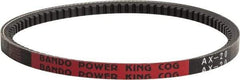 Bando - Section AX, 1/2" Wide, 46" Outside Length, V-Belt - Rubber Compound, Black, Classic Cogged, No. AX44 - Caliber Tooling