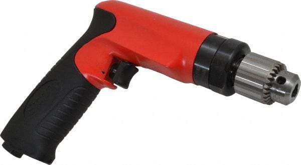 Sioux Tools - 1/4" Keyed Chuck - Pistol Grip Handle, 6,000 RPM, 14.16 LPS, 30 CFM, 1 hp - Caliber Tooling