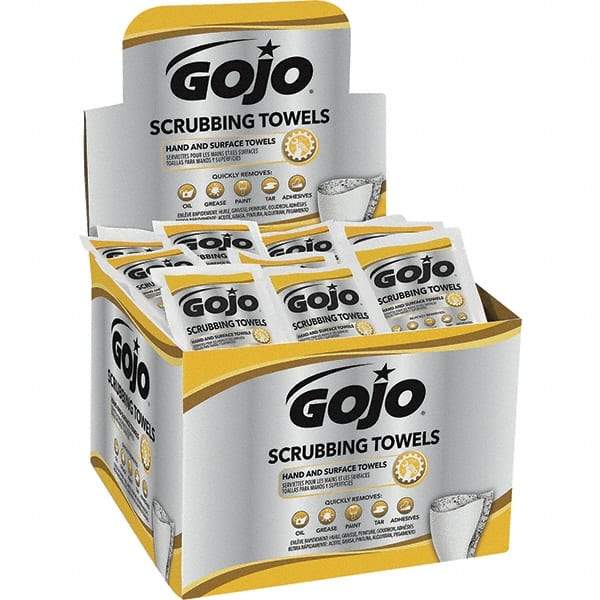 GOJO - Pre-Moistened Hand Cleaning Wipes - Packet, 8" x 8" Sheet Size, Red - Caliber Tooling