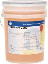 Master Fluid Solutions - Trim OV 2200, 5 Gal Pail Cutting & Grinding Fluid - Straight Oil, For Thread Rolling - Caliber Tooling