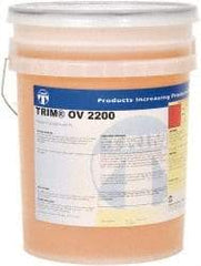 Master Fluid Solutions - Trim OV 2200, 5 Gal Pail Cutting & Grinding Fluid - Straight Oil, For Thread Rolling - Caliber Tooling