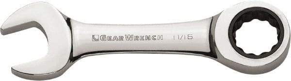 GearWrench - 11/16" 12 Point Combination Wrench - Chrome Vanadium Steel, Full Polish Finish - Caliber Tooling