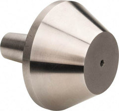 Riten - 5MT Taper, 1-1/2 to 2-3/4" Point Diam, Hardened Tool Steel Lathe Bull Nose Point - 1-5/8" OAL - Caliber Tooling