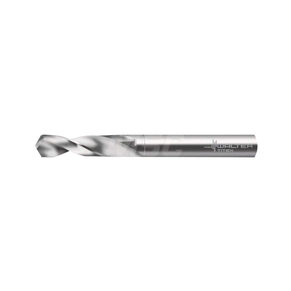 Screw Machine Length Drill Bit: 0.189″ Dia, 118 °, Solid Carbide Bright/Uncoated, Right Hand Cut, Spiral Flute, Straight-Cylindrical Shank, Series A1163