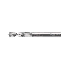 Screw Machine Length Drill Bit: 0.252″ Dia, 118 °, Solid Carbide Bright/Uncoated, Right Hand Cut, Spiral Flute, Straight-Cylindrical Shank, Series A1163