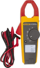 Fluke - 373, CAT IV, CAT III, Digital True RMS Clamp Meter with 1.26" Clamp On Jaws - 600 VAC/VDC, 600 AC Amps, Measures Voltage, Capacitance, Current, Resistance - Caliber Tooling