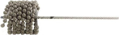 Brush Research Mfg. - 3" to 3-1/4" Bore Diam, 40 Grit, Aluminum Oxide Flexible Hone - Coarse, 13-1/2" OAL - Caliber Tooling