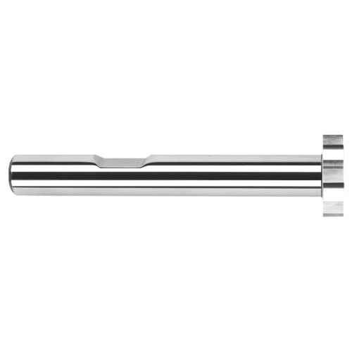 0.7500″ (3/4″) Cutter Diameter × 0.0780″ (5/64″) Width Carbide Square Large Diameter Standard Keyseat Cutter, 10 Flutes - Exact Industrial Supply