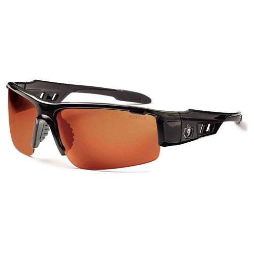 DAGR Copper Lens Black Safety Glasses - Caliber Tooling