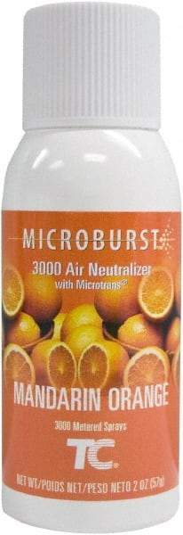 Rubbermaid - 2 oz Air Freshener Dispenser Aerosol Refill - Mandarin Orange, Compatible with Lumecel & Microburst 3000 Dispensers - Caliber Tooling