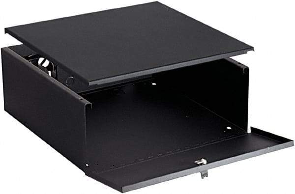 Video Mount - Security Camera DVR Lock Box - Black - Caliber Tooling