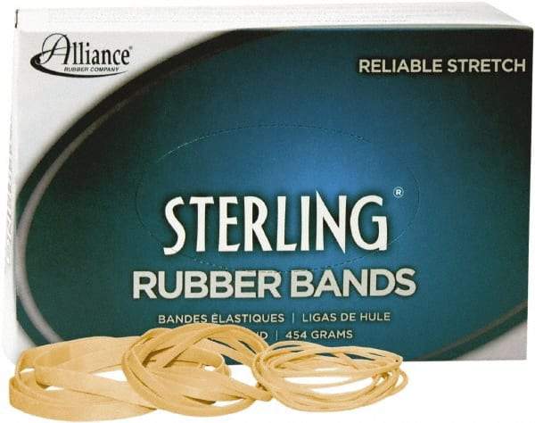 Alliance - 4" Circumference, 1/8" Wide, Ergonomic Rubber Band Strapping - 850 Pieces - Caliber Tooling