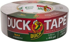 Duck - 1-7/8" x 45 Yds Silver Duct Tape - 11.5 mil, Rubber Adhesive, Vinyl Backing, 32 Lb/ln Tensile Strength, Series DUC - Caliber Tooling