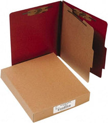 ACCO - 11 x 8 1/2", Letter Size, Earth Red, File Folders with Top Tab - Right of Center Tab Cut Location - Caliber Tooling