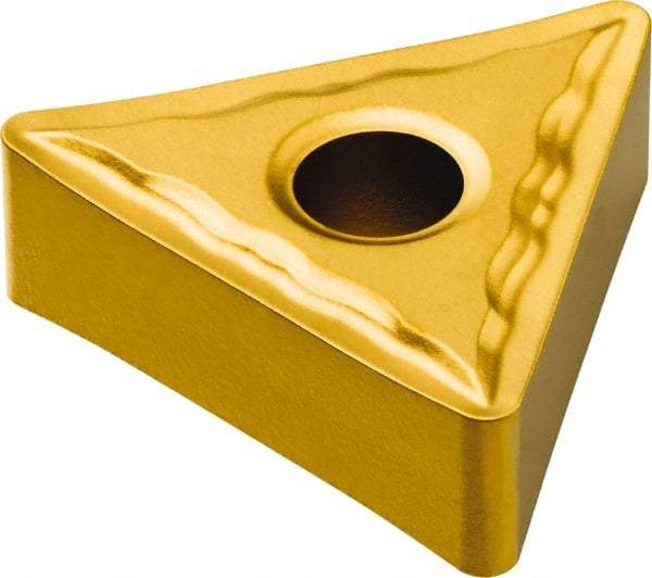 Sandvik Coromant - TNMG331 MF Grade 235 Carbide Turning Insert - 60° Triangle, 3/8" Inscr Circle, 3/16" Thick, 1/64" Corner Radius - Caliber Tooling