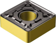 Sandvik Coromant - SNMG856 PR Grade 4215 Carbide Turning Insert - TiCN/Al2O3/TiN Finish, 90° Square, 1" Inscr Circle, 5/16" Thick, 3/32" Corner Radius - Caliber Tooling