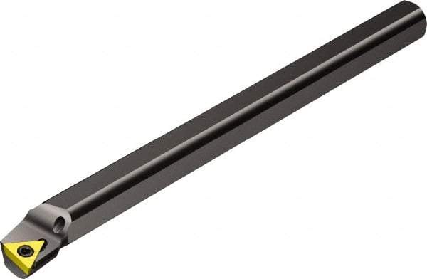 Sandvik Coromant - 0.6417" Min Bore Diam, 6" OAL, 1/2" Shank Diam, A..STFCR/L Indexable Boring Bar - Screw-On Holding Method - Caliber Tooling