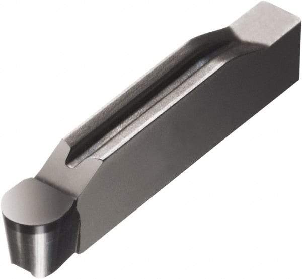 Sandvik Coromant - 0800N123 Grade 7015, 8mm Cutting Width CBN Grooving Insert - 0.85mm Max Depth of Cut, Neutral, 4mm Corner Radius, TiN Finish - Caliber Tooling