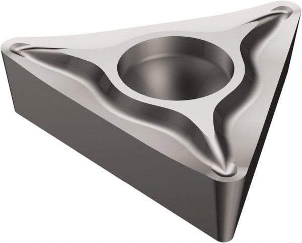 Sandvik Coromant - TCGT21.5 UM Grade 5015 Cermet Turning Insert - Uncoated, 60° Triangle, 1/4" Inscr Circle, 3/32" Thick, 0.2mm Corner Radius - Caliber Tooling