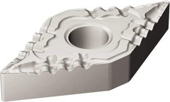 Sandvik Coromant - DNMG332 PF Grade 5015 Cermet Turning Insert - Uncoated, 55° Diamond, 3/8" Inscr Circle, 3/16" Thick, 1/32" Corner Radius - Caliber Tooling