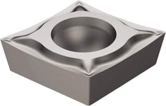 Sandvik Coromant - CCGT32.51 UM Grade 5015 Carbide Turning Insert - Uncoated, 80° Diamond, 3/8" Inscr Circle, 5/32" Thick, 1/64" Corner Radius - Caliber Tooling