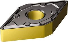 Sandvik Coromant - DNMX442 WF Grade 1515 Carbide Turning Insert - TiCN/AI2O3/TiN Finish, 55° Diamond, 1/2" Inscr Circle, 1/4" Thick, 1/32" Corner Radius - Caliber Tooling