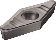 Sandvik Coromant - VCGX331 AL Grade H10 Carbide Turning Insert - Uncoated, 35° Diamond, 3/8" Inscr Circle, 3/16" Thick, 1/64" Corner Radius - Caliber Tooling