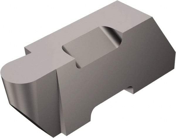 Sandvik Coromant - 3LTLR TLR 1.57mm Cutting Width Carbide Grooving Insert - 2.39mm Max Depth of Cut, Left Hand, 0.79mm Corner Radius, Uncoated - Caliber Tooling