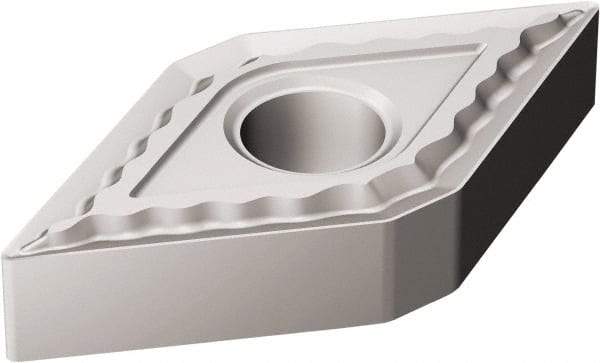 Sandvik Coromant - DNMG432 QM Grade 5015 Cermet Turning Insert - Uncoated, 55° Diamond, 1/2" Inscr Circle, 3/16" Thick, 1/32" Corner Radius - Caliber Tooling