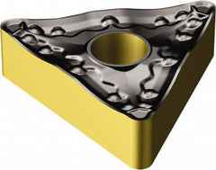 Sandvik Coromant - TNMM332 PR Grade 4335 Carbide Turning Insert - TiCN/AI2O3/TiN Finish, 60° Triangle, 3/8" Inscr Circle, 3/16" Thick, 1/32" Corner Radius - Caliber Tooling