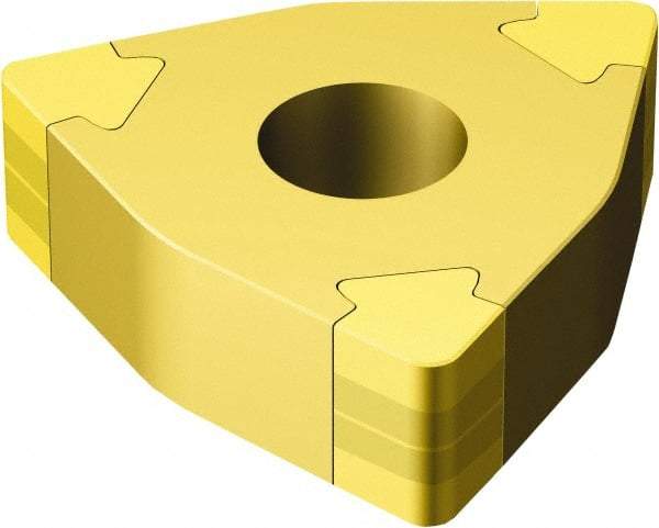 Sandvik Coromant - WNGA432 WG Grade 7525 CBN Turning Insert - 80° Trigon, 1/2" Inscr Circle, 3/16" Thick, 1/32" Corner Radius - Caliber Tooling