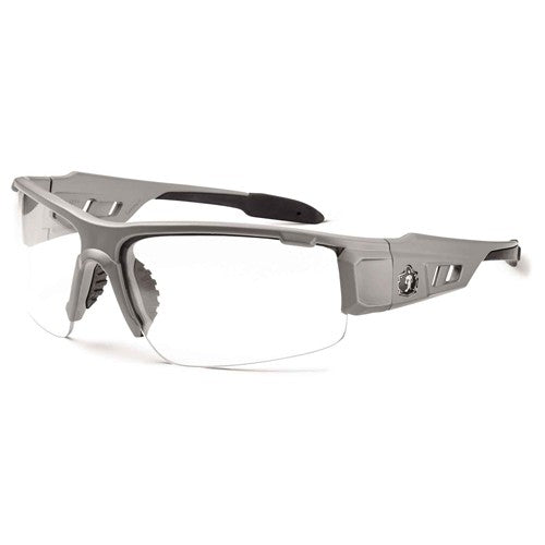 DAGR Clear Lens Matte Gray Safety Glasses - Caliber Tooling