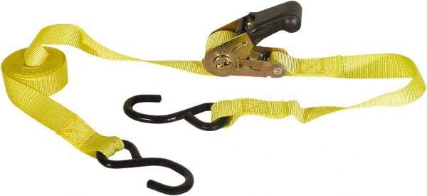 Buyers Products - 12' Long x 1" Wide, 1,800 Lb Basket Capacity, Nylon Web Sling - Yellow - Caliber Tooling