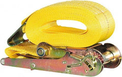 Buyers Products - 27' Long x 3" Wide, 15,000 Lb Basket Capacity, Nylon Web Sling - Yellow - Caliber Tooling