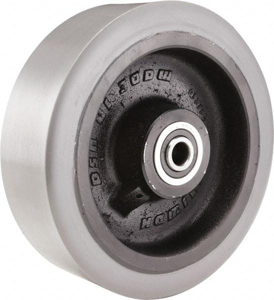 Hamilton - 12 Inch Diameter x 3 Inch Wide, Polyurethane on Cast Iron Caster Wheel - 4,700 Lb. Capacity, 4-1/4 Inch Hub Length, 1 Inch Axle Diameter, Tapered Roller Bearing - Caliber Tooling