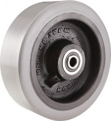 Hamilton - 12 Inch Diameter x 3 Inch Wide, Polyurethane on Cast Iron Caster Wheel - 4,700 Lb. Capacity, 4-1/4 Inch Hub Length, 1 Inch Axle Diameter, Tapered Roller Bearing - Caliber Tooling