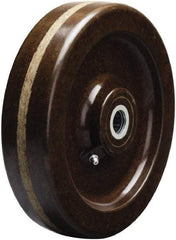 Hamilton - 8 Inch Diameter x 2 Inch Wide, Phenolic Caster Wheel - 1,400 Lb. Capacity, 2-3/16 Inch Hub Length, 1-3/16 Inch Axle Diameter, Plain Bore Bearing - Caliber Tooling