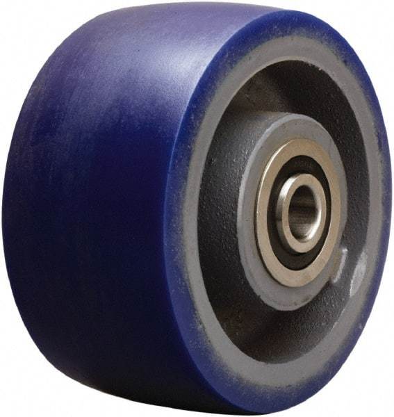 Hamilton - 6 Inch Diameter x 3 Inch Wide, Polyurethane on Cast Iron Caster Wheel - 1,800 Lb. Capacity, 3-1/4 Inch Hub Length, 1 Inch Axle Diameter, Tapered Roller Bearing - Caliber Tooling