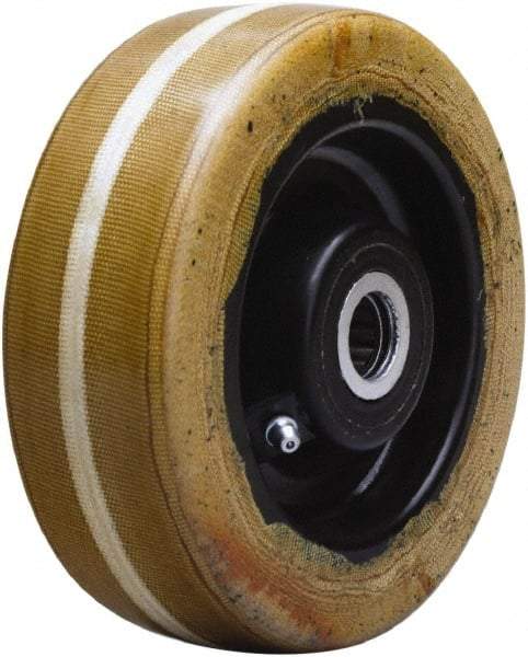 Hamilton - 6 Inch Diameter x 2 Inch Wide, Phenolic Caster Wheel - 1,500 Lb. Capacity, 2-3/16 Inch Hub Length, 5/8 Inch Axle Diameter, Straight Roller Bearing - Caliber Tooling