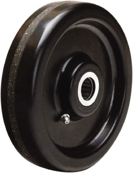 Hamilton - 6 Inch Diameter x 1-1/2 Inch Wide, Phenolic Caster Wheel - 800 Lb. Capacity, 1-5/8 Inch Hub Length, 5/8 Inch Axle Diameter, Straight Roller Bearing - Caliber Tooling