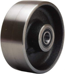 Hamilton - 5 Inch Diameter x 2 Inch Wide, Forged Steel Caster Wheel - 2,000 Lb. Capacity, 2-1/4 Inch Hub Length, 1/2 Inch Axle Diameter, Precision Ball Bearing - Caliber Tooling